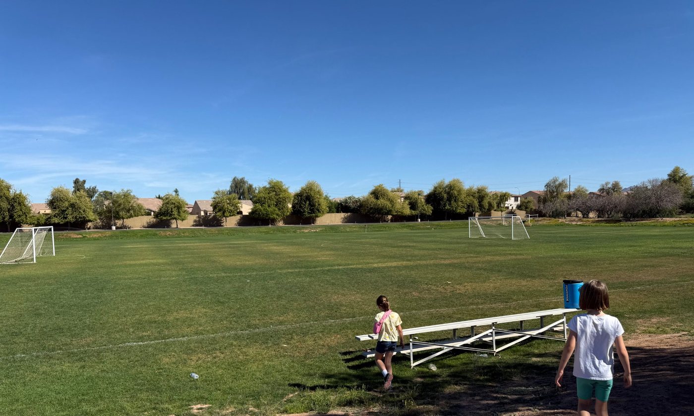 Four-acre soccer field
